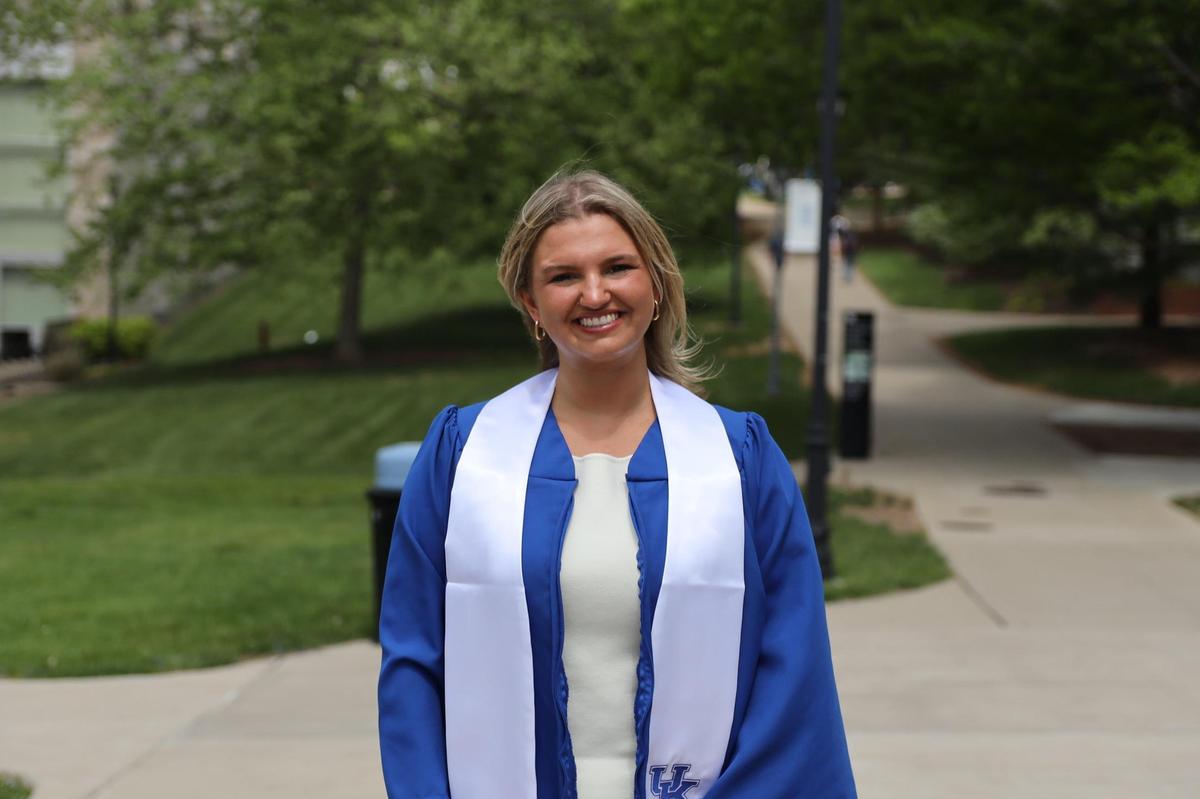 Danielle Rosenthal recounts the four years pursuing an integrated strategic communications major at University of Kentucky passing by quickly. April 29, 2025.