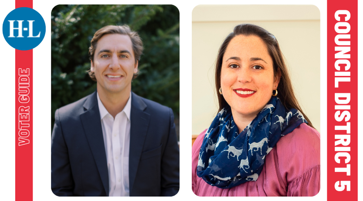 Greg Ladd, left, and incumbent Liz Sheehan are running for the Urban County Council District 5 seat. The election takes place Nov. 8, 2022.
