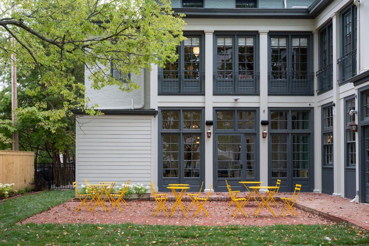 The Ashbrook has indoor and outdoor seating for its restaurant.