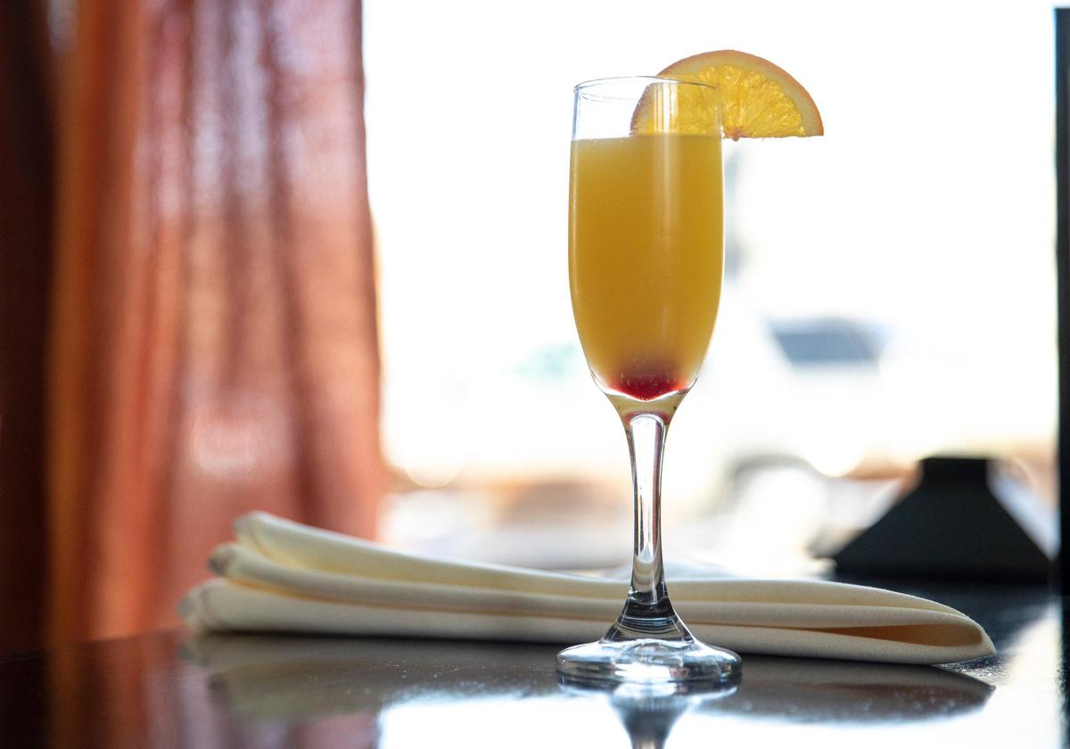 Bottomless mimosas are available for $15 during Sunday brunch.