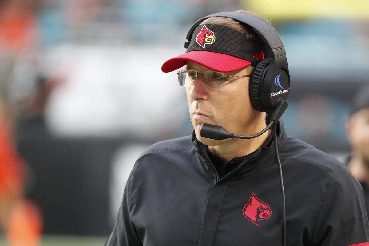 Entering his third season as Louisville head coach, Scott Satterfield is 12-12 with the Cardinals.