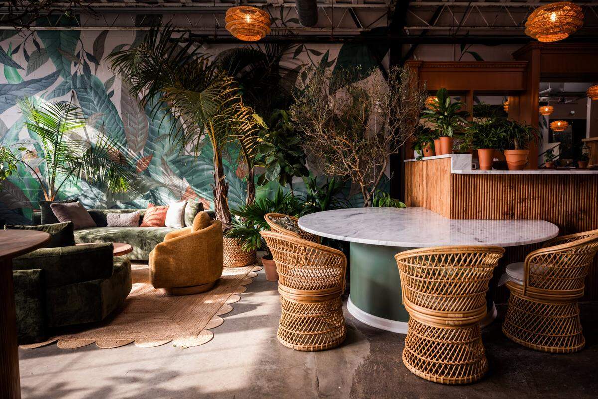 The lounge and bar area of The Willow in the Warehouse Block on National Avenue.