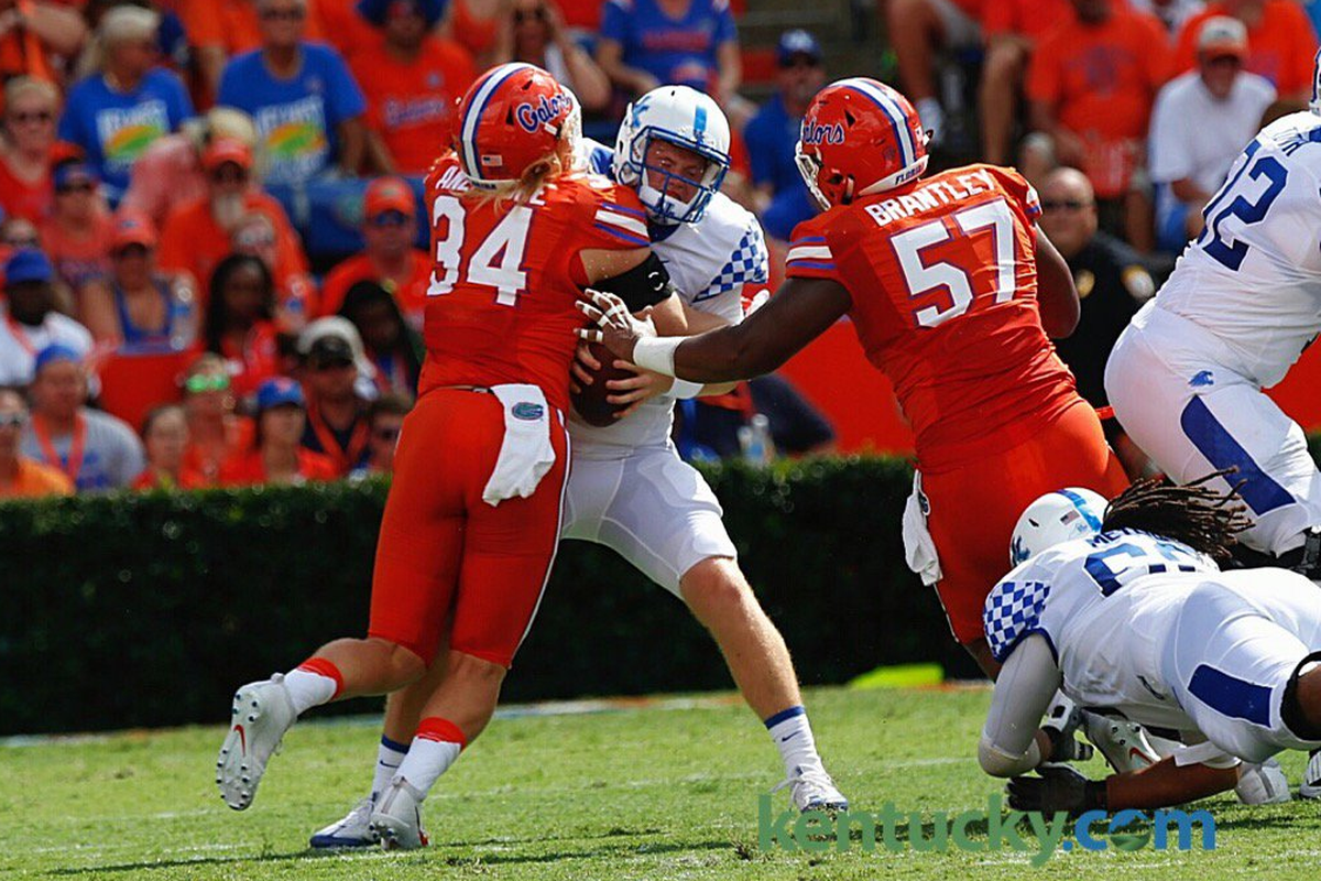 Drew Barker was hardly the only Kentucky quarterback tormented by Florida defenses during the Gators’ 31-game win streak vs. the Wildcats.