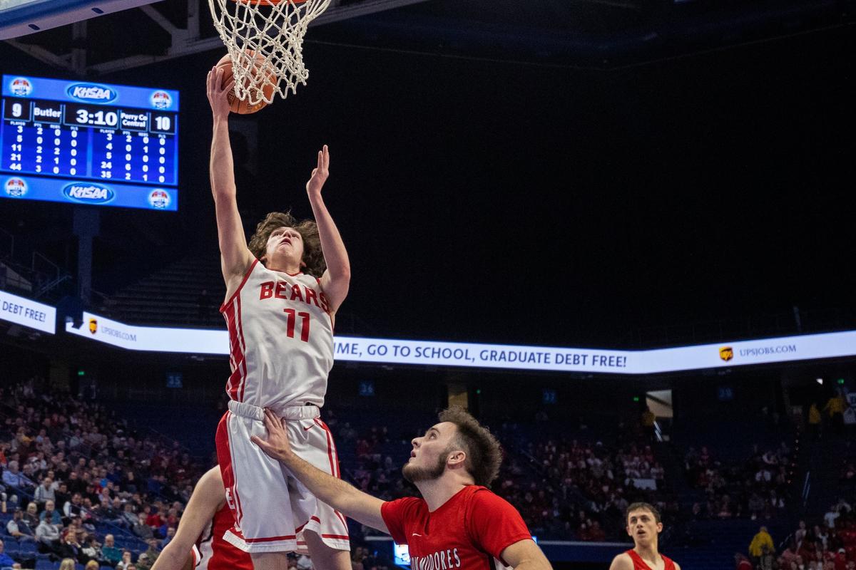 Cameron Underwood (11) led Butler with 20 points. He also took two charges that helped spark a late comeback by the Bears.