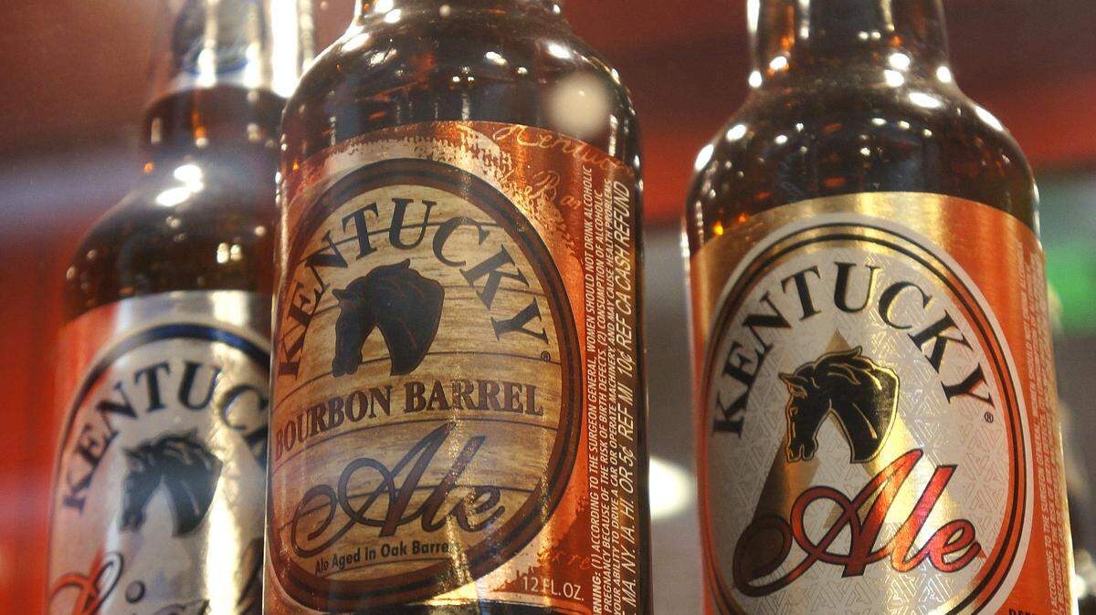 Alltech products include Kentucky Light, left, Kentucky Bourbon Barrel Ale and Kentucky Ale. "Growth has been off the charts," said general manager Matt Cordle.    