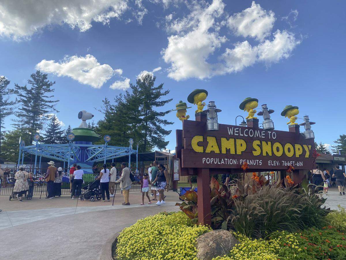 Camp Snoopy was a welcomed slowdown for a break from the big thrill roller coasters while at Kings Island.