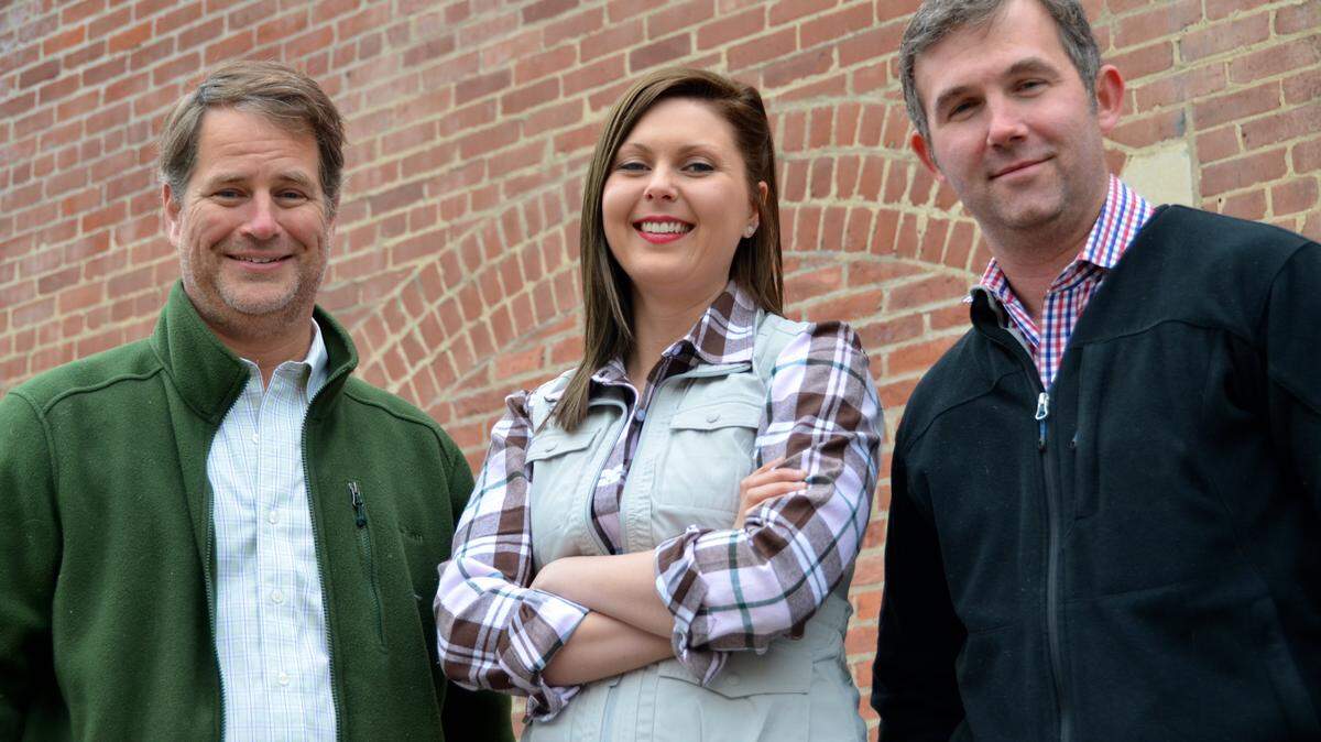 Will Arvin, left, and Wes Murry, right, lured Marianne Barnes away from Brown-Forman to establish their distillery's bourbon.  