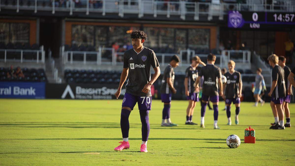 Former Paul Laurence Dunbar High School boys’ soccer standout Issac Cano made his first-team debut with Louisville City FC over the weekend in a friendly match against Mexican club Atlante FC. As a senior at Dunbar in 2021, Cano scored 34 goals and helped lead the Lexington high school to a state title.