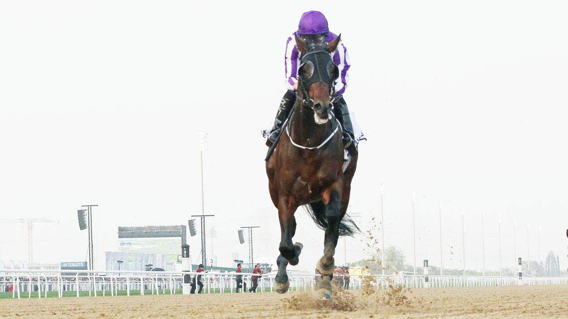 Mendelssohn, with jockey Ryan Moore, won the UAE Derby at Meydan Race Course in Dubai on March 31.
