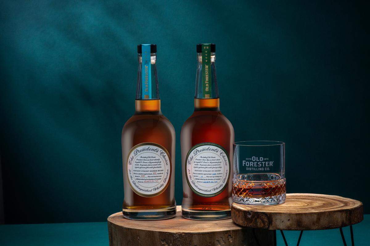 Old Forester President’s Choice Bourbon and Rye, which is new this year, will be available at select retailers nationally and online beginning June 14.