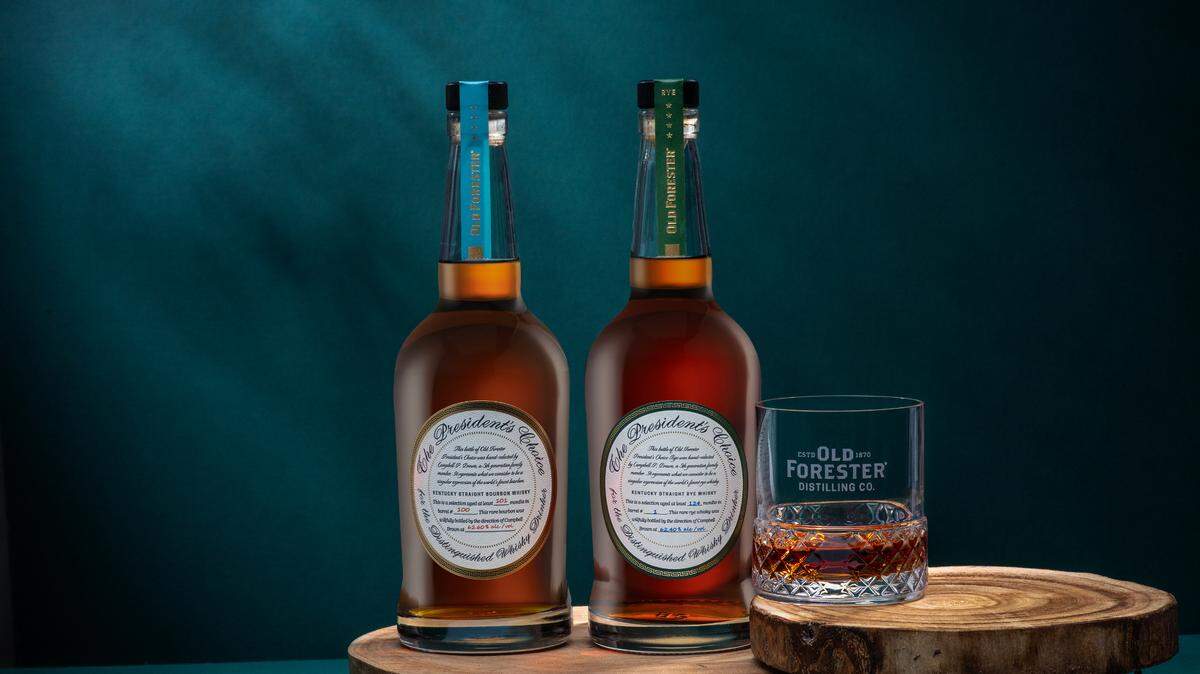 Old Forester President’s Choice Bourbon and Rye, which is new this year, will be available at select retailers nationally and online beginning June 14.