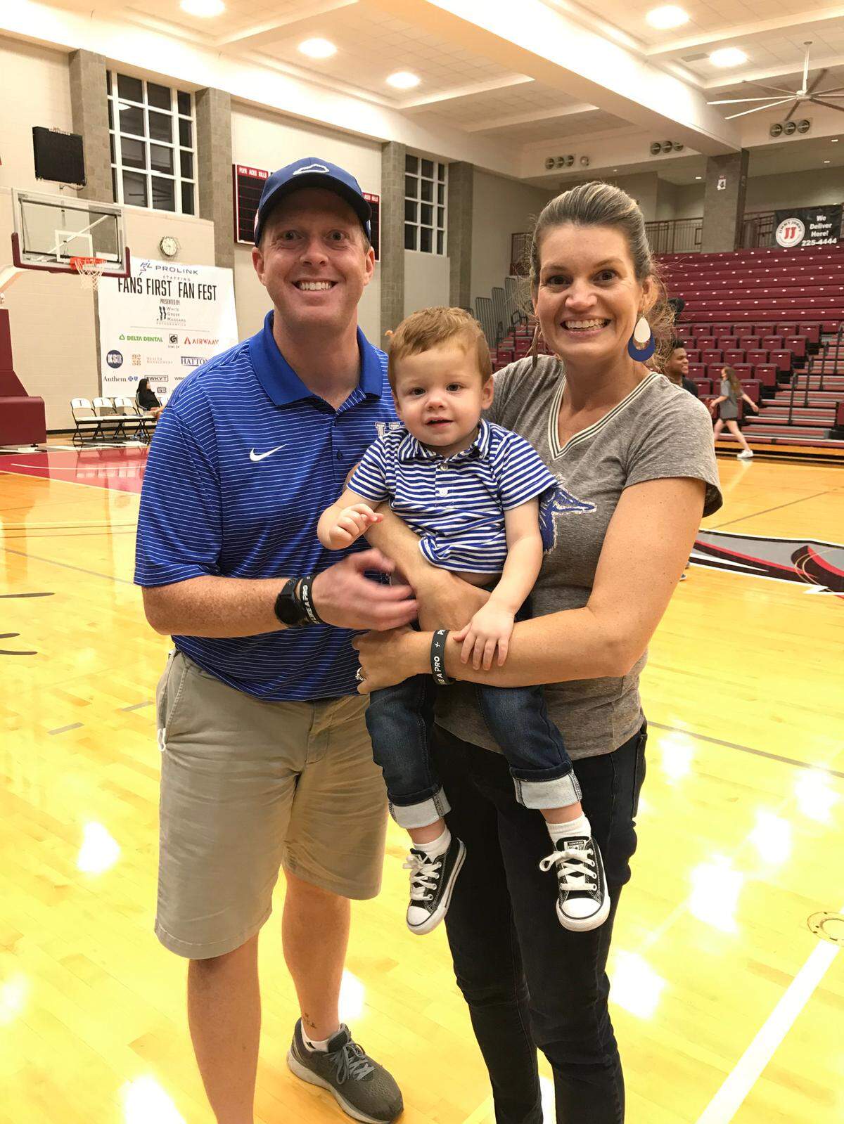 Ryan, Colin and Kelly Shrout attended the Kentucky basketball players’ Fans First Fan Event at Transylvania University on Saturday.