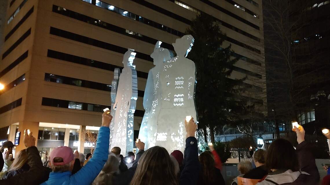 League of Women Voters stages protest in KY, urges Congress to ‘protect your constituents’