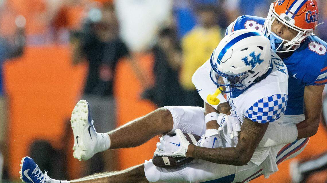 What to know about Kentucky football star freshman Dane Key after Florida touchdown