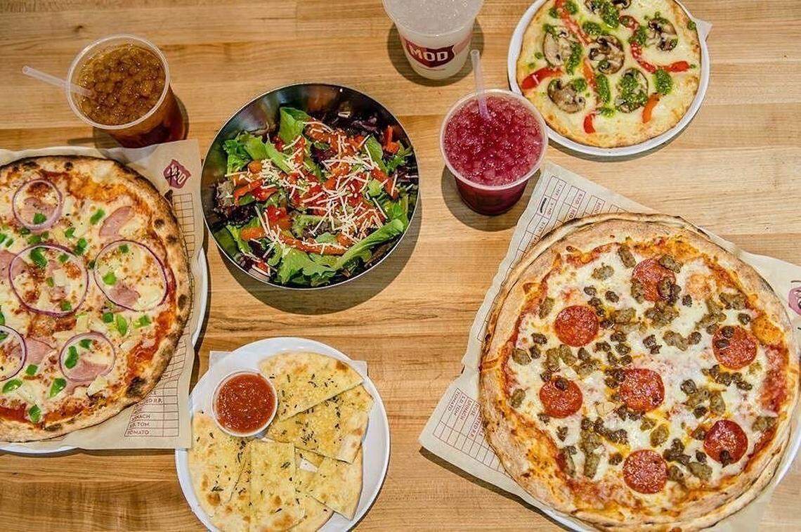 MOD Pizza offers made-to-order pizzas, salads and more.