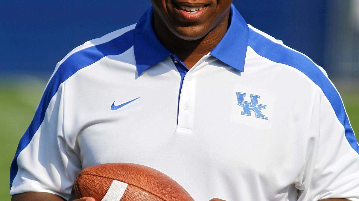 University of Kentucky head football coach Joker Phillips