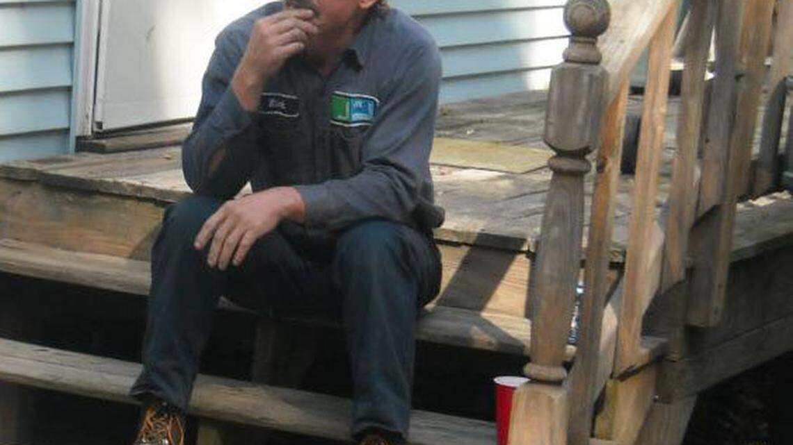 Rick Kerr, who was killed while riding his bike on Russell Cave Road.