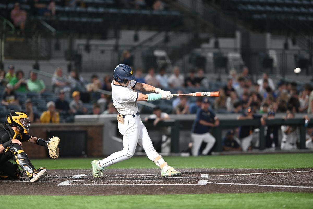 Sayre’s Gary Gibson hit a solo home run in the bottom of the third inning against Johnson Central in the Spartans’ 13-4 win in the first round of the Baseball State Tournament presented by UK HealthCare at Legends Field on Thursday. Photos available for purchase via Danny Vaughn Photography.