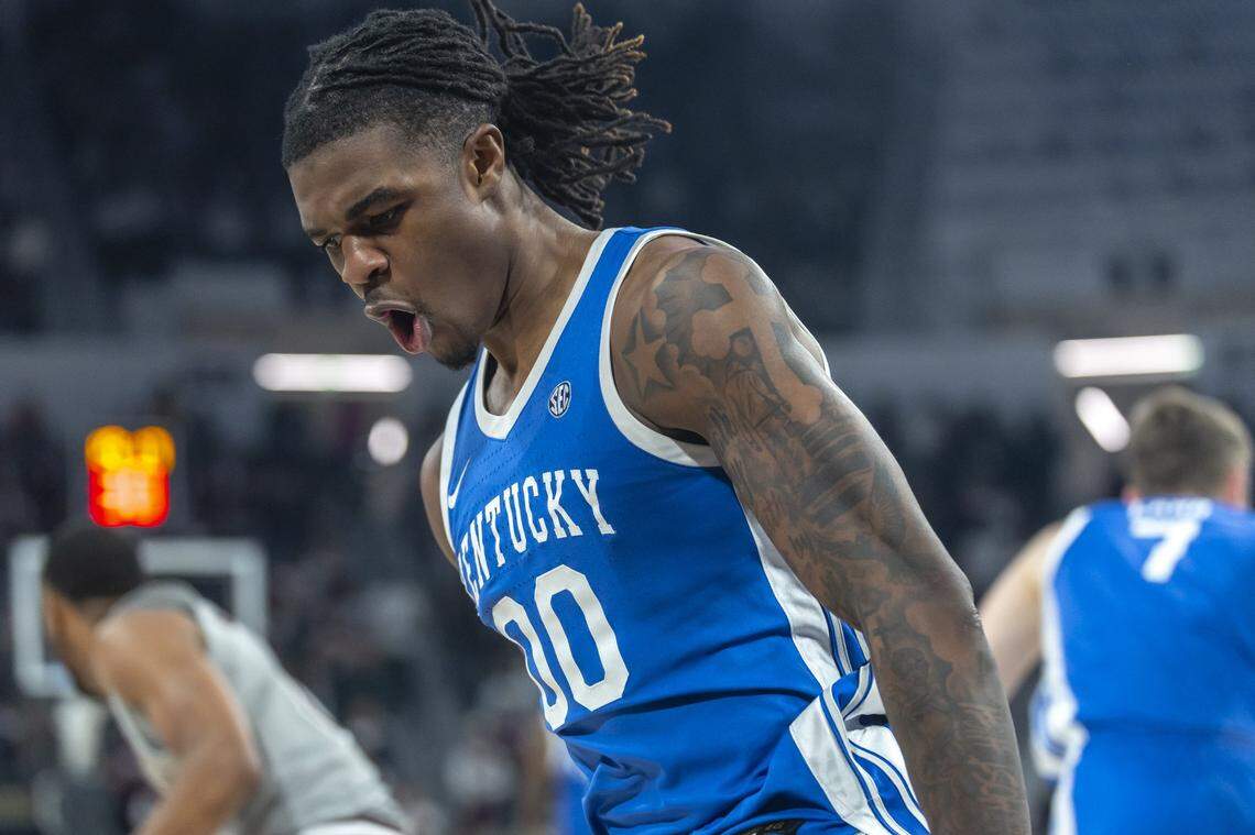 Otega Oweh is leading Kentucky in scoring with 15.6 points per game so far this season.