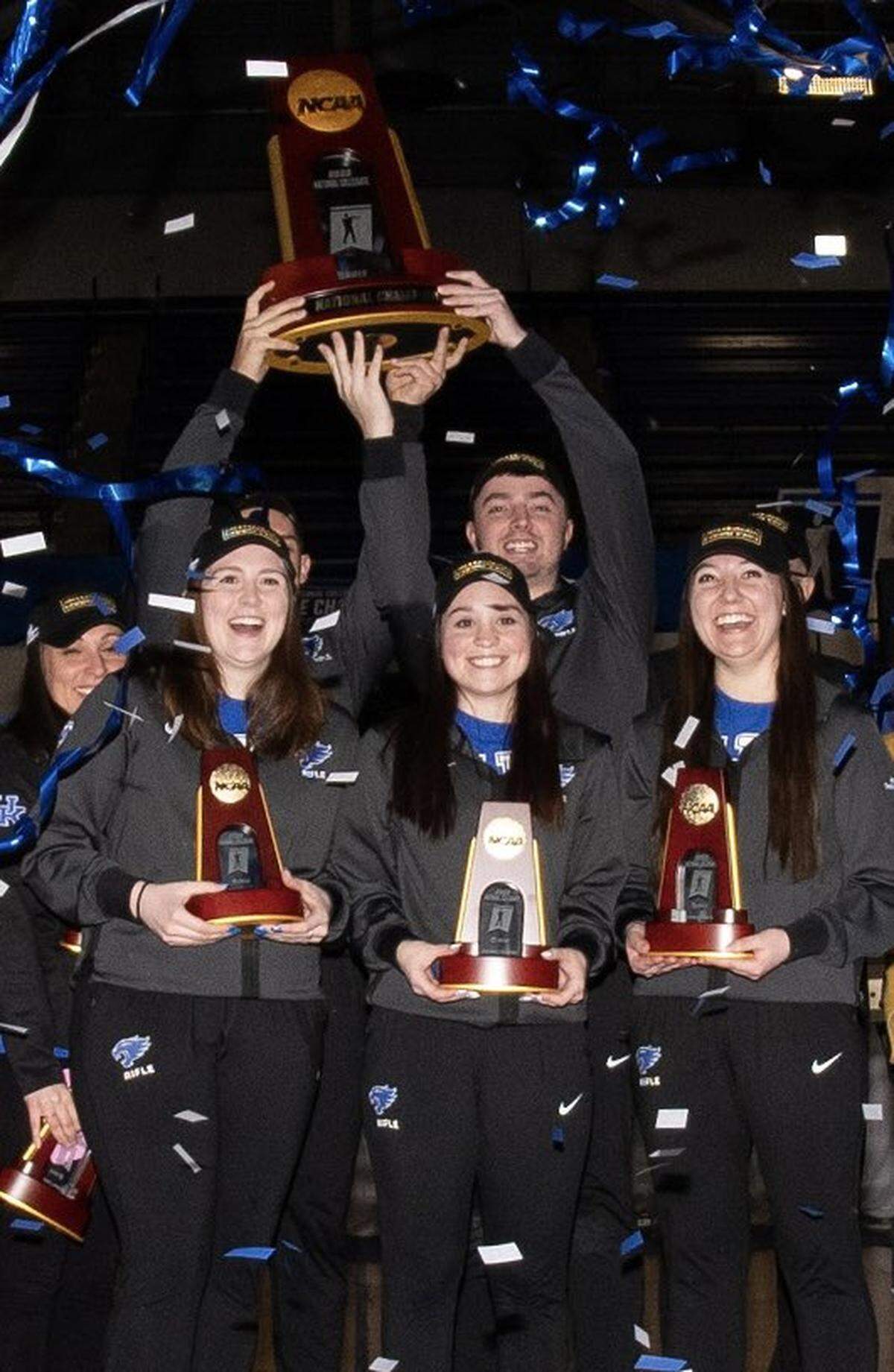 The Kentucky rifle team has won four NCAA team championships, most recently in 2022.