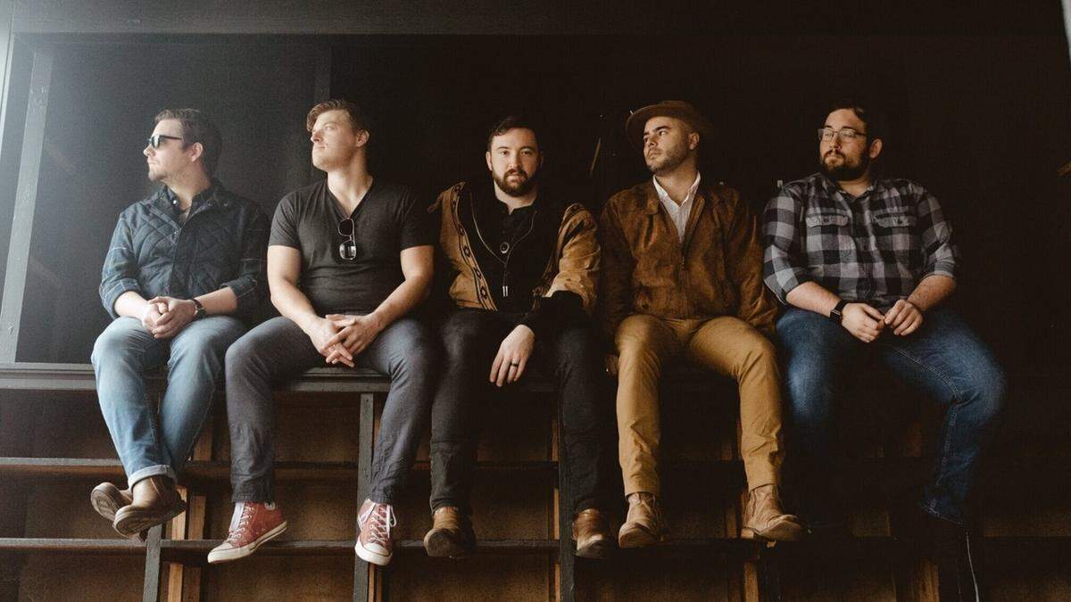 From left, Brandon Johnson, Shawn Siler, Jordan Allen, Brandon Campbell and Josh Propst of Jordan Allen & the Bellwethers.