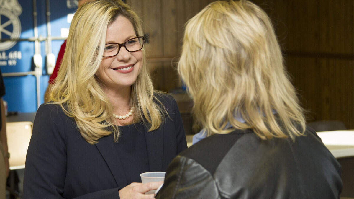 Elisabeth Jensen is steadfast on her more liberal platform, championing the Affordable Care Act and raising minimum wage.