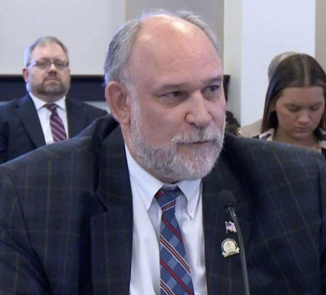 Sen. Matthew Deneen, R-Elizabethtown, spoke about his Senate Bill 20 to a Senate committee on Thursday.