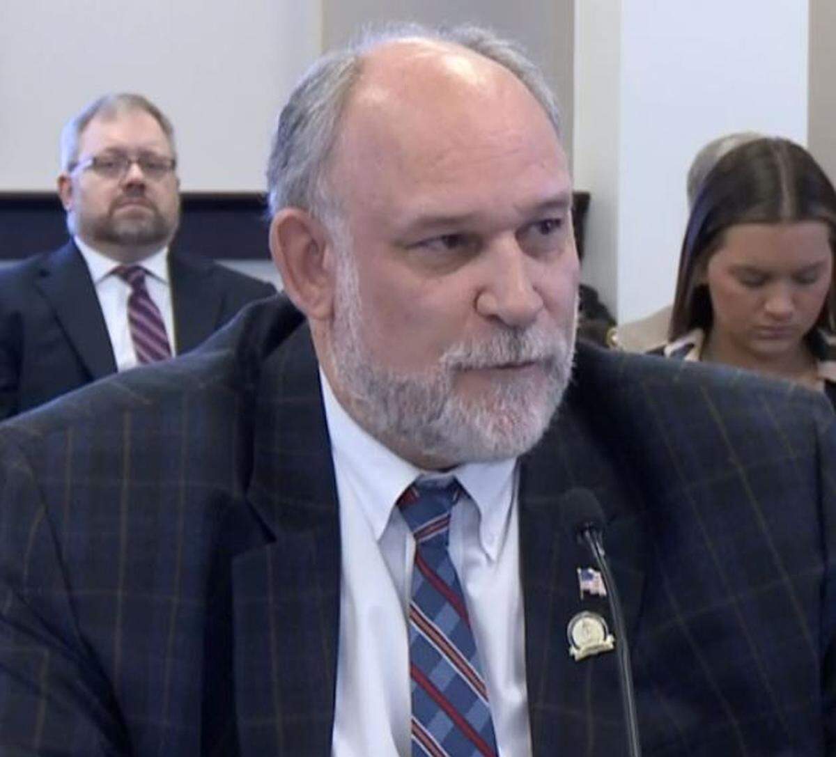 Sen. Matthew Deneen, R-Elizabethtown, spoke about his Senate Bill 20 to a Senate committee on Thursday.