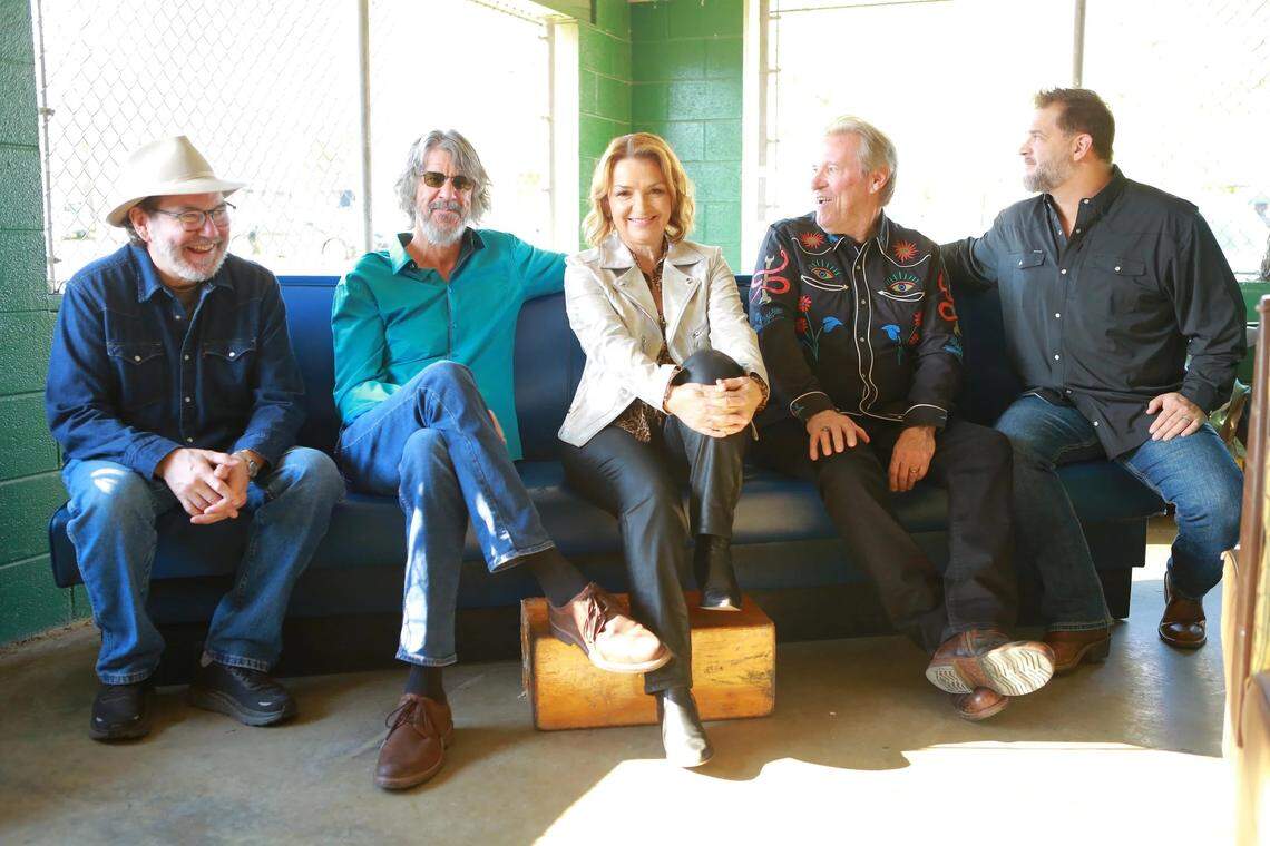 The SteelDrivers, from left: Richard Bailey, Brent Truitt, Tammy Rogers, Mike Fleming and Matt Dame.