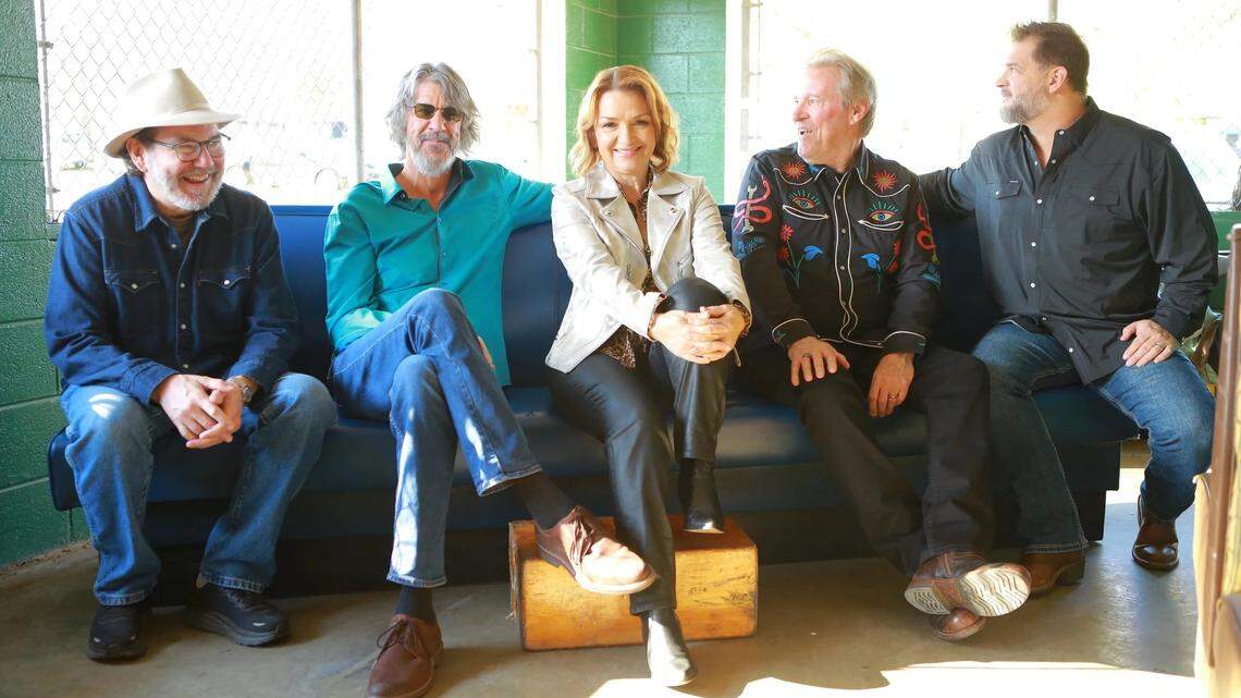 The SteelDrivers, from left: Richard Bailey, Brent Truitt, Tammy Rogers, Mike Fleming and Matt Dame.