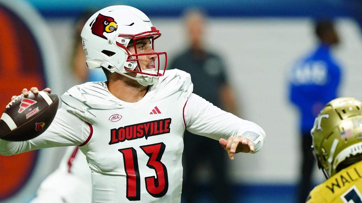 Jack Plummer threw for three touchdowns in his debut as Louisville’s new starting quarterback.