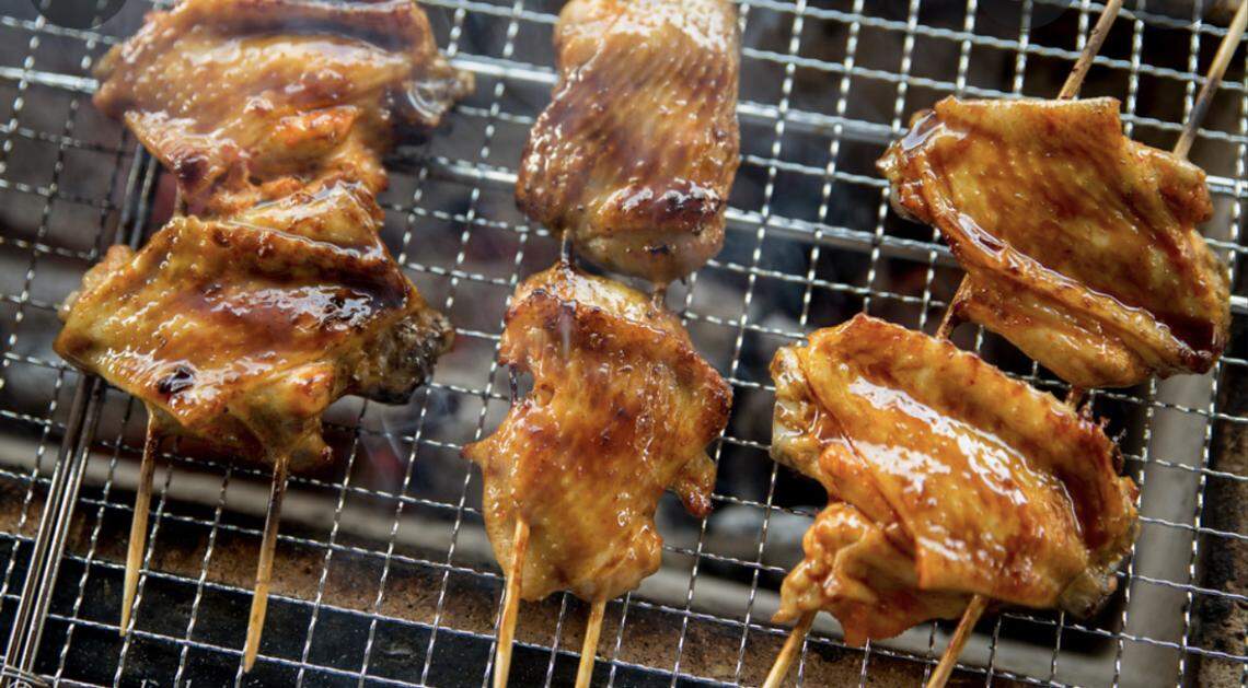 Zundo Izakaya serves a variety of robata, or grilled skewers, including chicken wings, beef tongue, wagyu beef, chicken thighs, duck breast, pork belly, okra, peppers, shiitake mushrooms, mentaiko zucchini and bacon-wrapped asparagus.