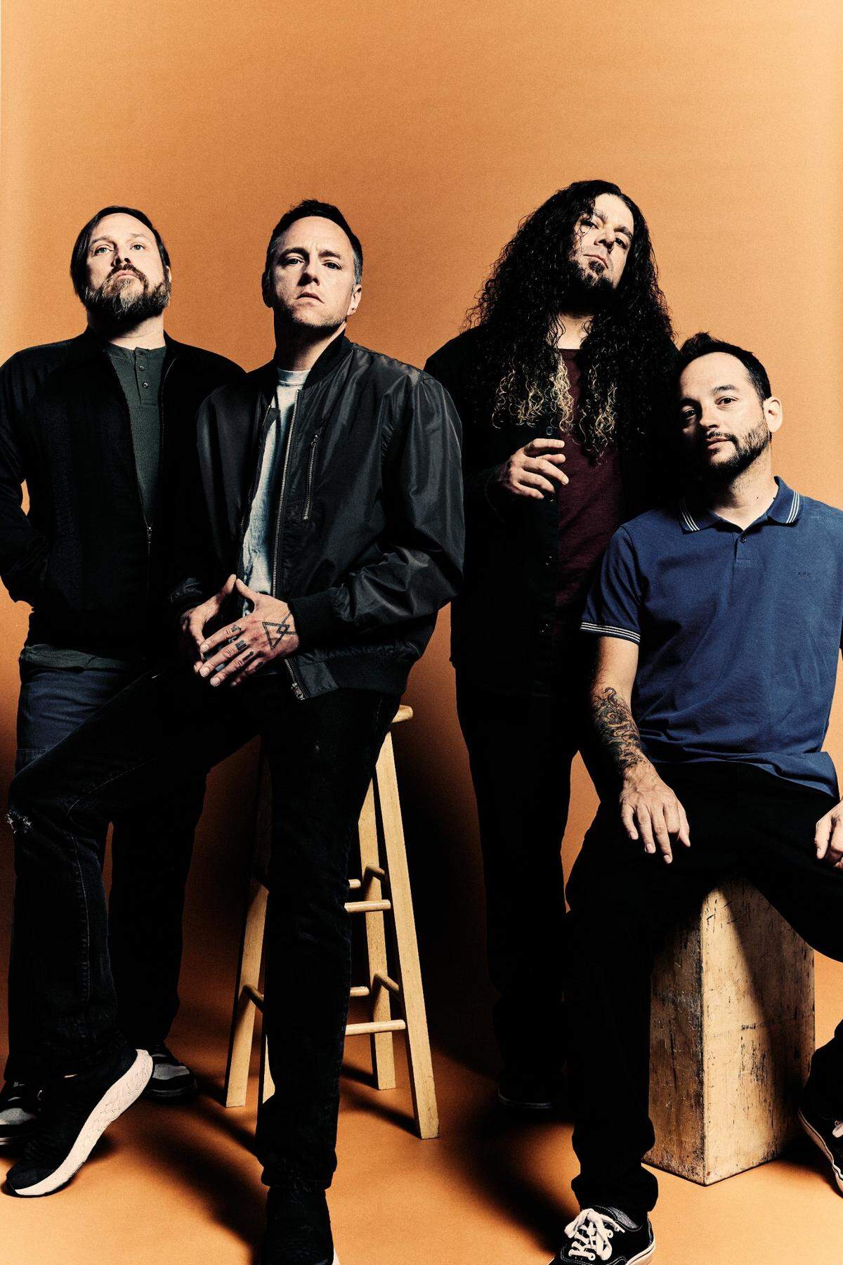 Coheed and Cambria, from left Travis Stever, Josh Eppard, Claudio Sanchez and Zach Cooper, will perform at Rupp Arena on May 22.