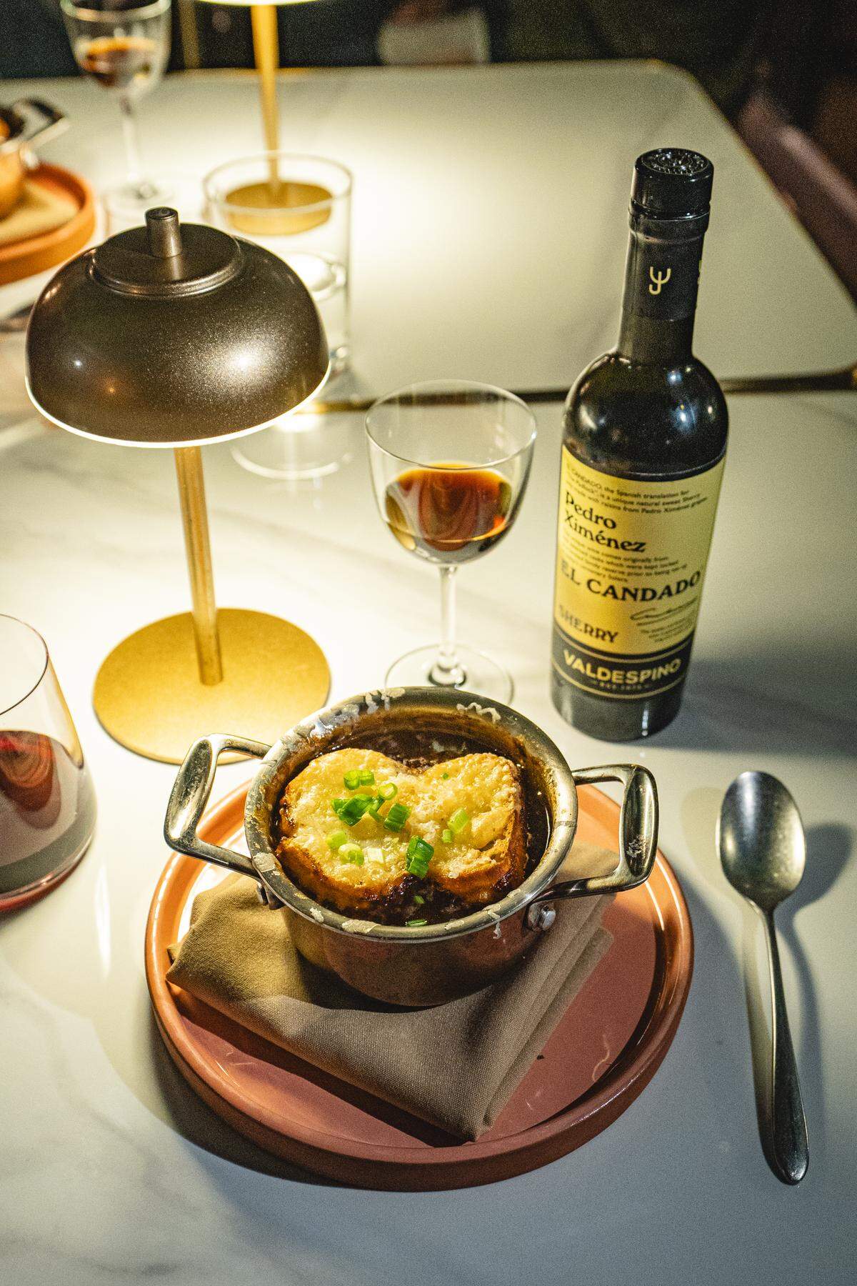 The Airstream menu will feature cuisine from different places. December’s menu is European, including French onion soup.