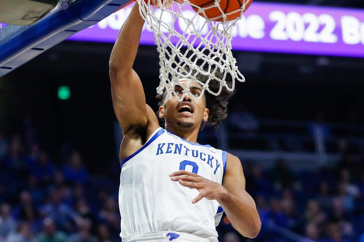 Kentucky forward Jacob Toppin (0) had 12 points, five rebounds and two assists in UK’s 60-41 victory over intra-state foe Bellarmine on Tuesday night.