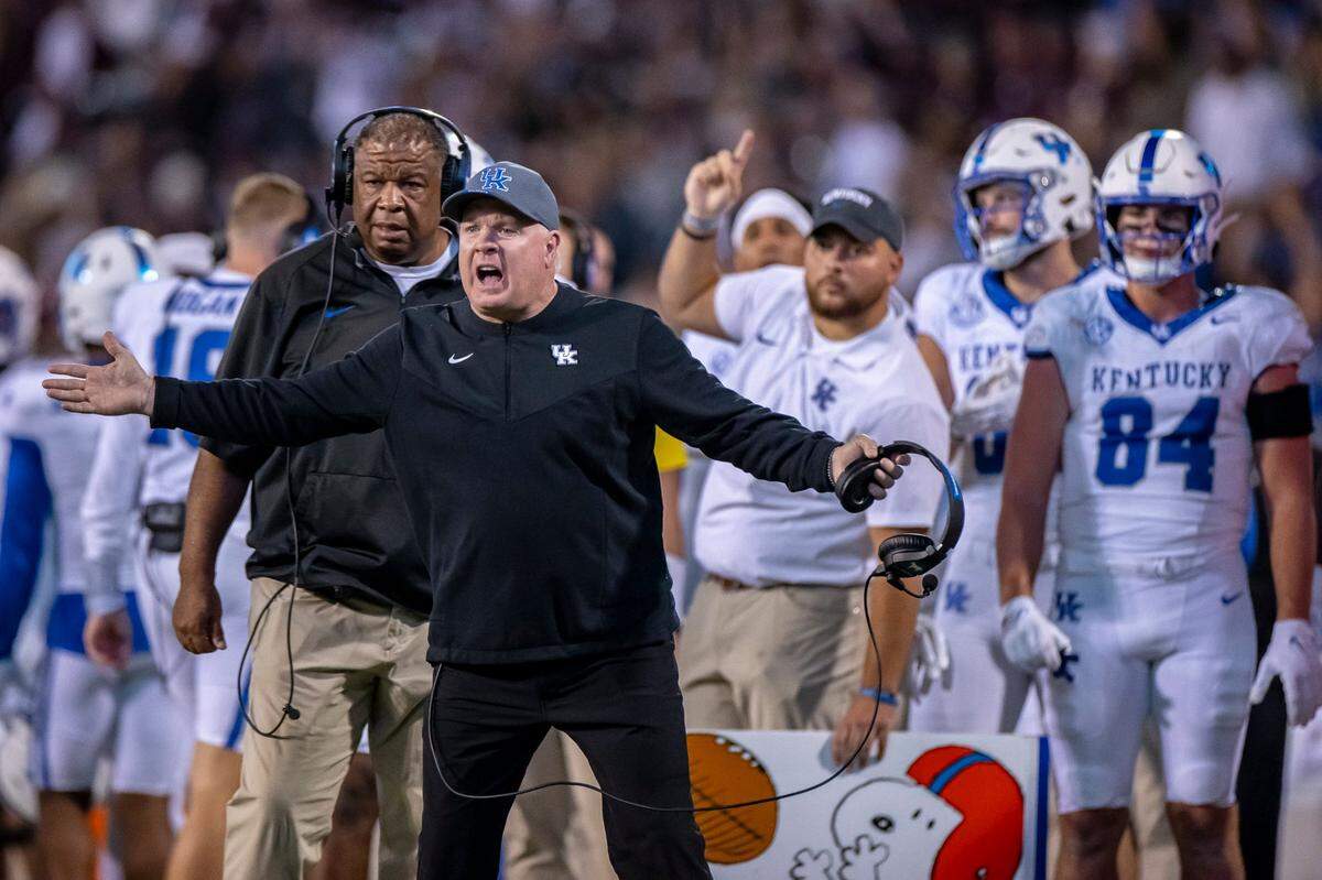 “We do have bigger goals, but it’s not like you can just take that for granted. It’s not easy,” UK coach Mark Stoops said of his team becoming bowl eligible.