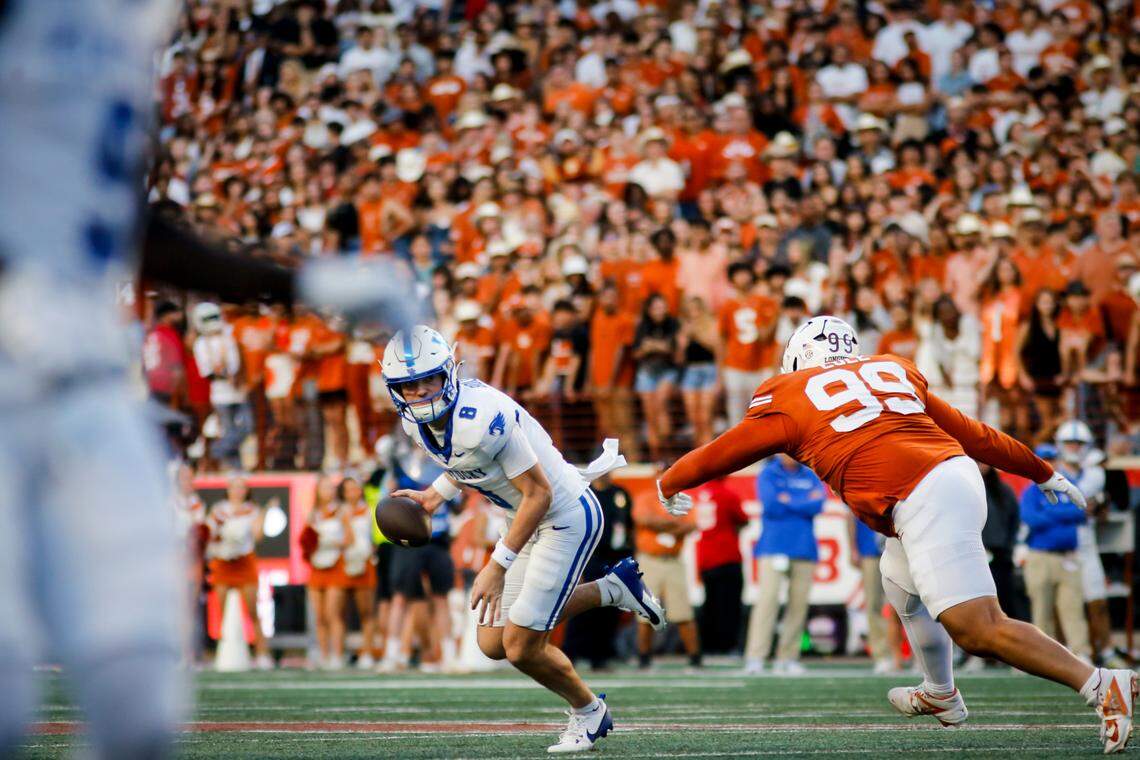Quarterback Cutter Boley and Kentucky will face Texas for the second time as SEC rivals on Oct. 18 in Lexington.
