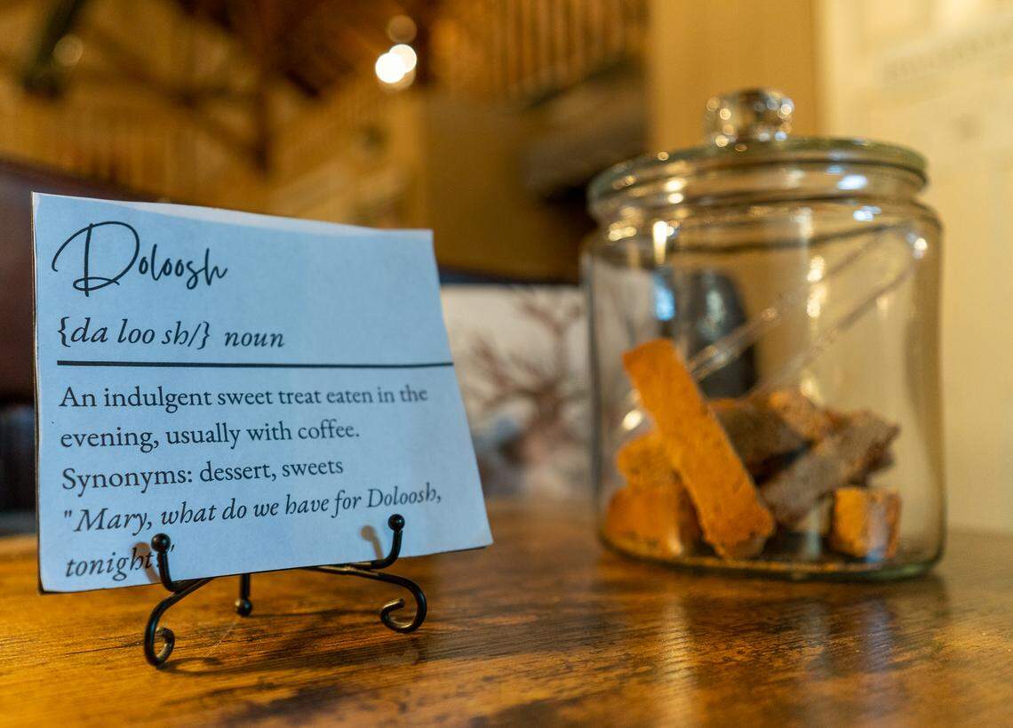 Guests enjoy bourbon and homemade biscotti every evening, if they are so inclined.
