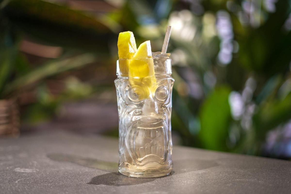 The VMGT is a vanilla mango green tea served iced. It is available at Nate’s Coffee during Lexington Coffee + Tea Week for $4.
