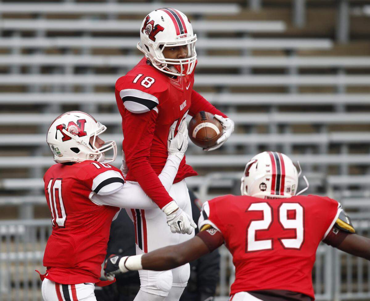 Ahmad Wagner (18) stood 6-foot-4 when he played for Wayne High School in Huber Heights, Ohio. He's now 6-foot-7.
