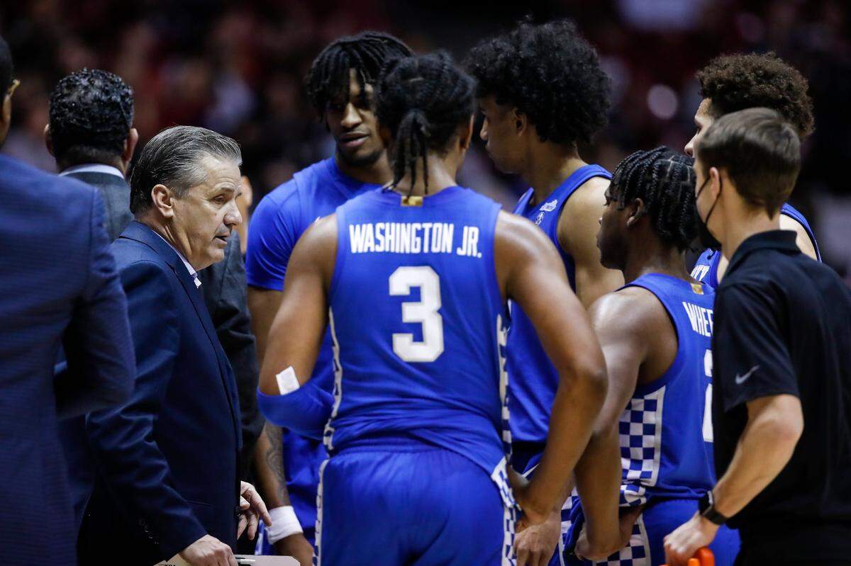 John Calipari’s Wildcats improved to 19-4 overall and 8-2 in the SEC with Saturday night’s win at Alabama. The Kentucky head coach says he’s already working on positioning his team for a deep NCAA Tournament run.