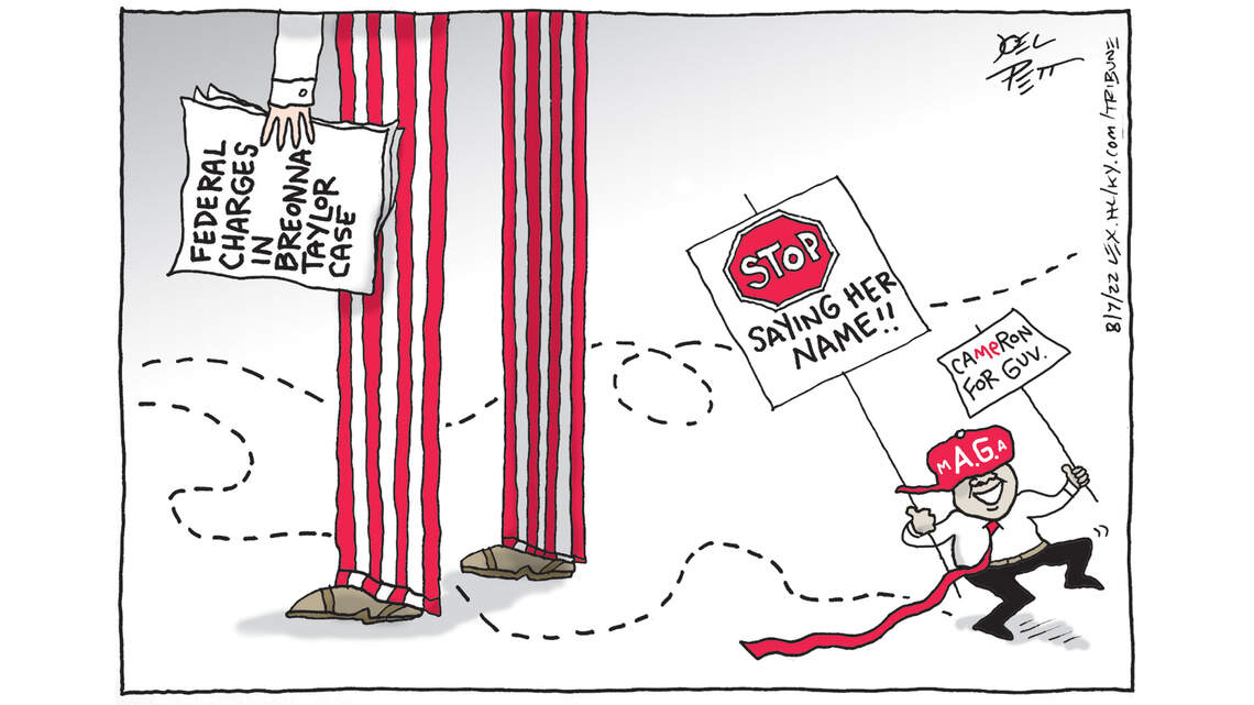 Joel Pett: Justice no longer delayed in Breonna Taylor case