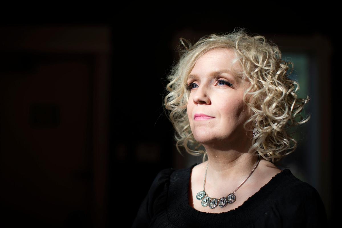 Tammy Marcum, founder of non-profit Haley’s Angels, poses for a portrait at Journey Church in Versailles, Ky., Saturday, December 5, 2020. Marcum lost her daughter 15 years ago at 22 weeks. A month after her loss she started a non-profit to help her deal with the grief. The hospital only had clothes for newborn babies that would not fit her preterm infant. She started to sew outfits so that no other family grieving would struggle to find an outfit for their child. “I just want to make sure I can reach as many parents that are going through the same thing that we went through, just to help in any way I can.” Marcum said.
