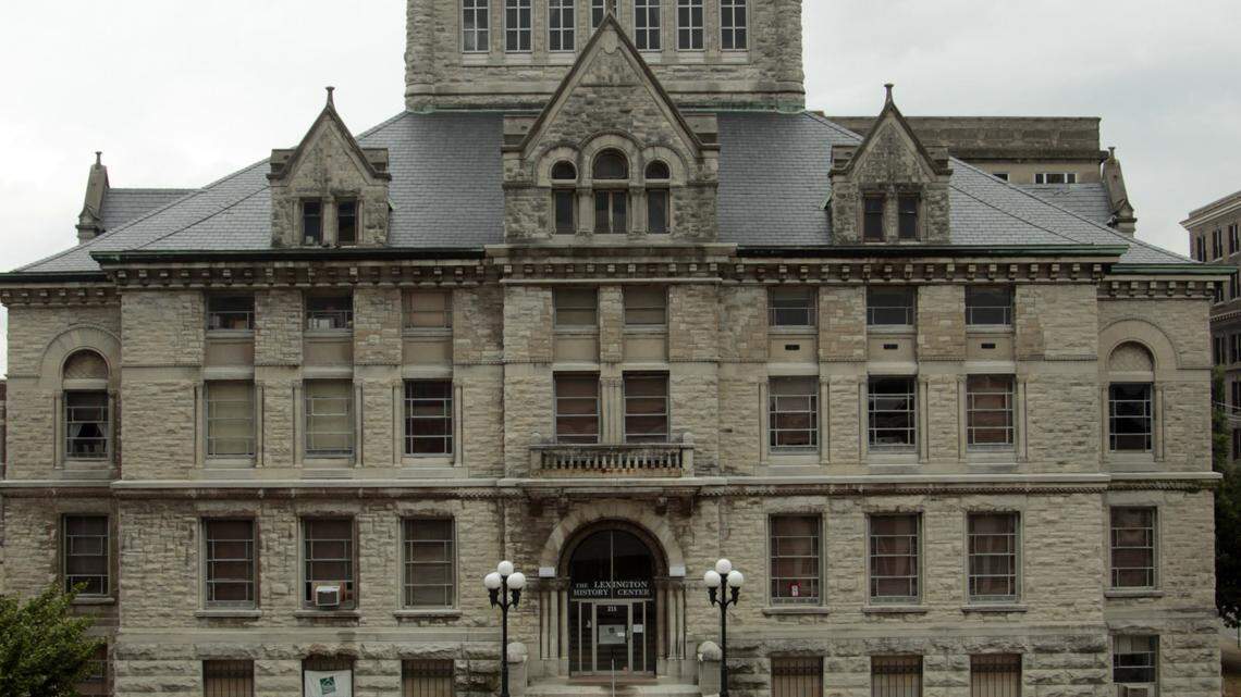 The old courthouse, which housed the Lexington History Museum, closed in 2012 for repairs. 