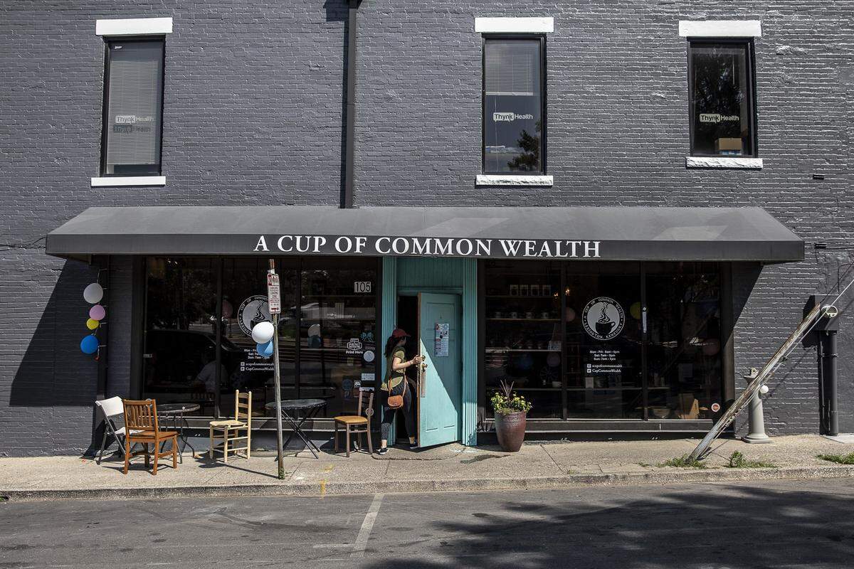 A Cup of Common Wealth, at 105 Eastern Ave. in Lexington, Ky., is photographed Tuesday, July 2, 2019. 