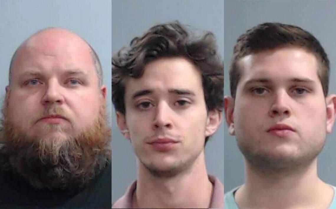 From left, John Nathaniel Cooper, Zachary Ernest Costin and Ethan Hatfield.