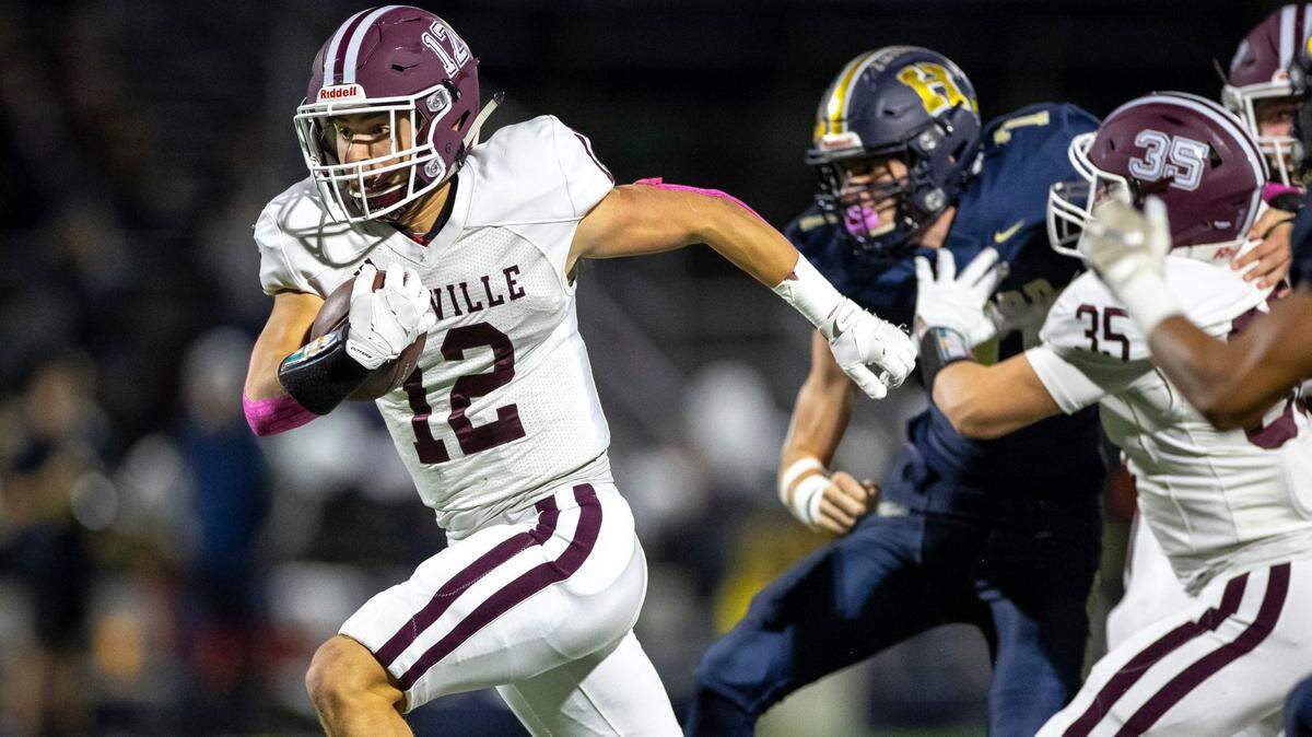 Blake Birchfield (12) has rushed for 2,329 yards and 23 touchdowns for Pikeville this season.