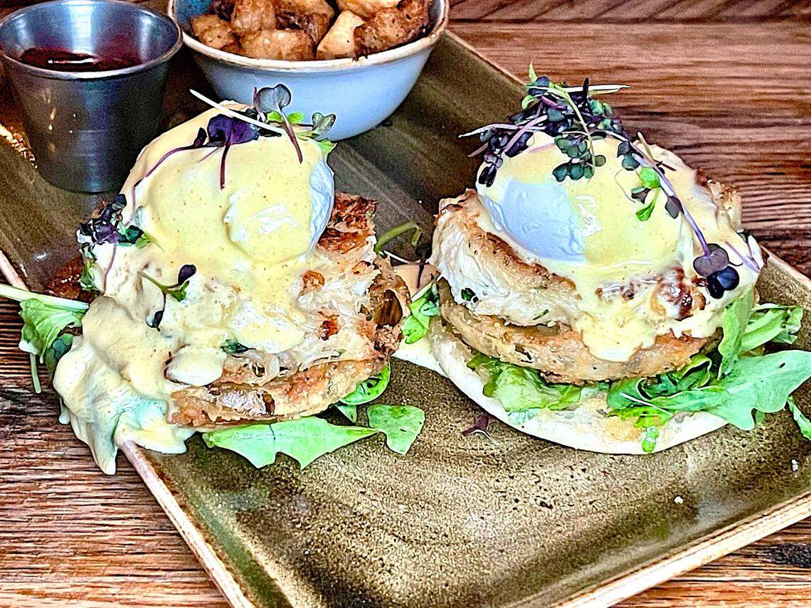 OBC Kitchen’s Crab Cake Benedict