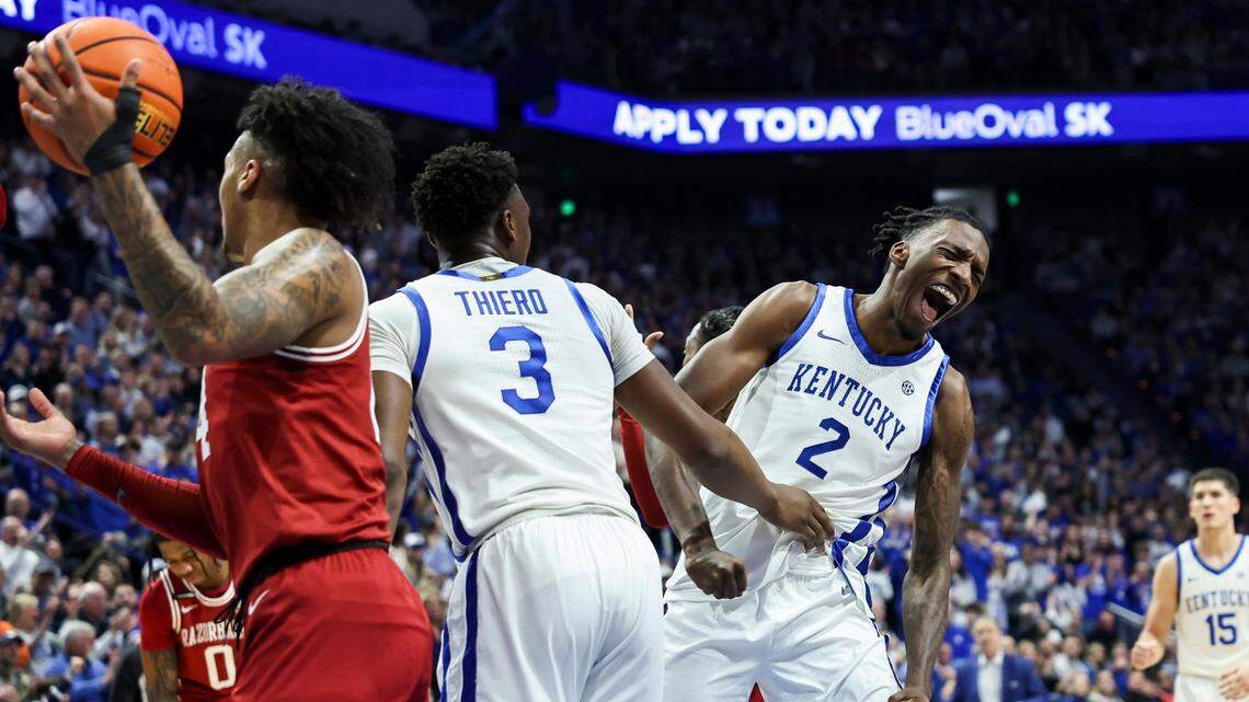 Seven things you need to know from No. 16 Kentucky’s wild 111-102 win over Arkansas