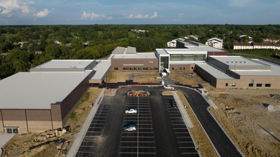 The new $84.5M Tates Creek High School building opened on first day of school Wednesday, Aug. 10, 2022.